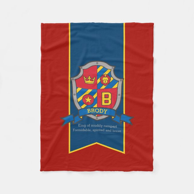 Brody brev B namn och filt (Framsidan)