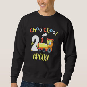 Brody Choo Choo Två Tåg 2: a födelsedagstävlingen Lång Ärmad Tröja