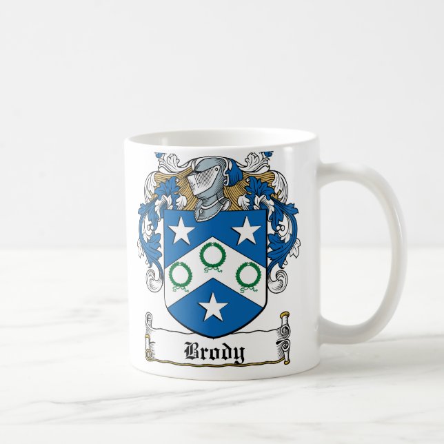 Brody familjvapensköld kaffemugg (Höger)