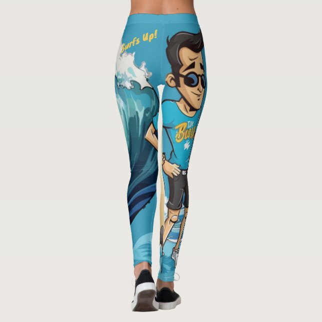 Brody Ocean Wavecrest Leggings (Baksida)