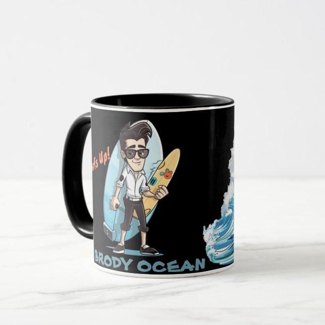 Brody Ocean Wavecrest Mugg (Framsida vänster)