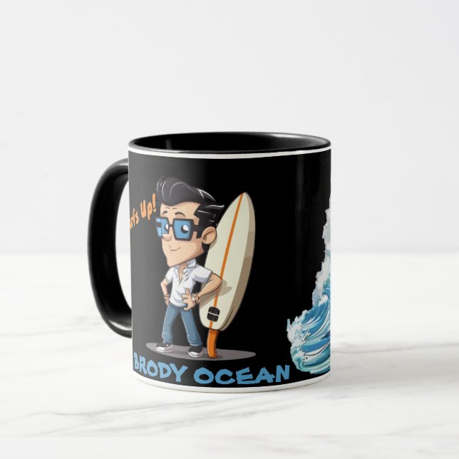 Brody Ocean Wavecrest Mugg (Framsida vänster)