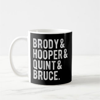 Brody och Hooper och Quint och Bruce Kaffemugg
