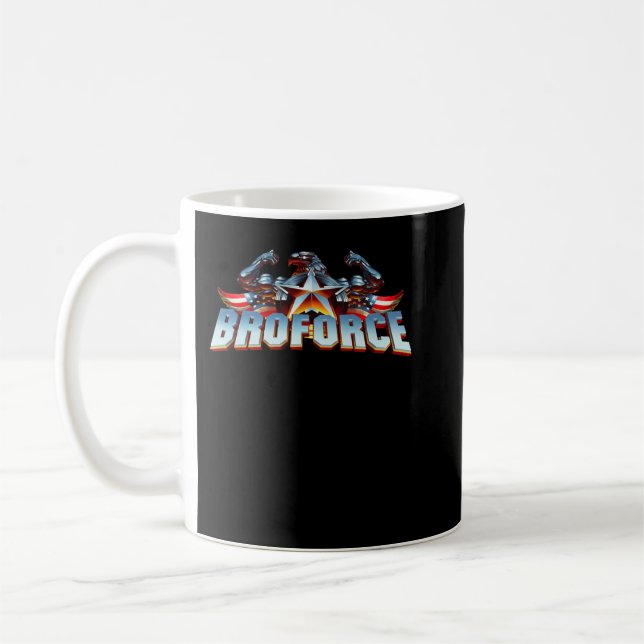 BROFORCE Classic TShirt1411 Essential T Shirt Kaffemugg (Vänster)