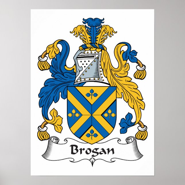 Brogan Family Crest Poster (Framsidan)