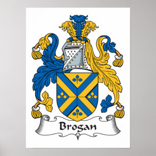 Broganfamiljvapensköld Poster