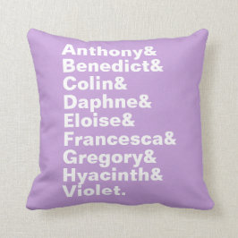 Brogerton Family Ampersand Pillow Kudde