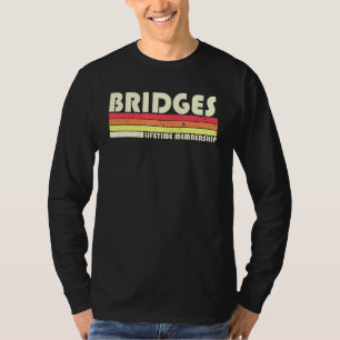 Broges Surname Retro Vintage 80s 90s Birthday Reu T Shirt