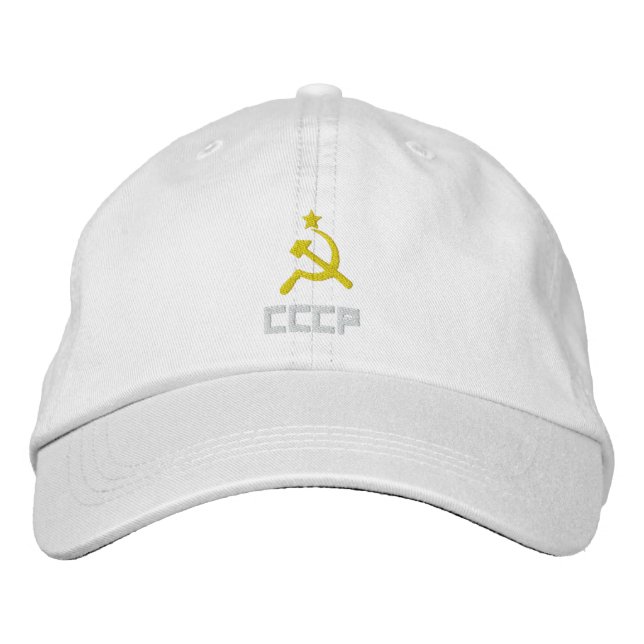 Broiderad CCCP Hat Broderad Keps (Framsida)