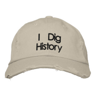 Broiderad Metall upptäcker att jag Gräver historik Broderad Keps