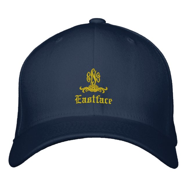 Broiderat Flexifit Cap Broderad Keps (Framsida)