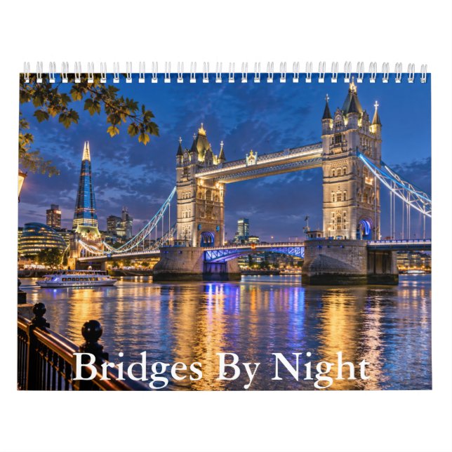 Brokalendern Bridges by Night Kalender (Omslag)