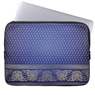 Brokatmönster Laptop Fodral