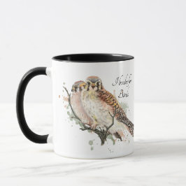 Broke for Birds Citote Birding Kestrel Couple Mugg
