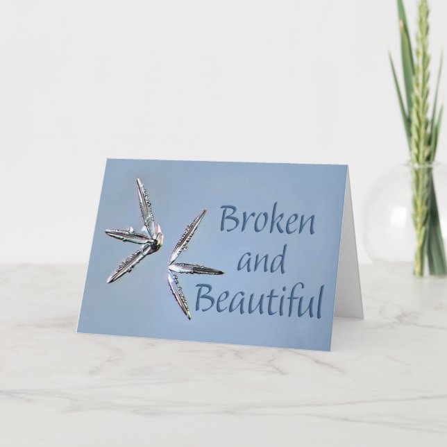 Broken and Beautiful Card Helgkort (Framsida)