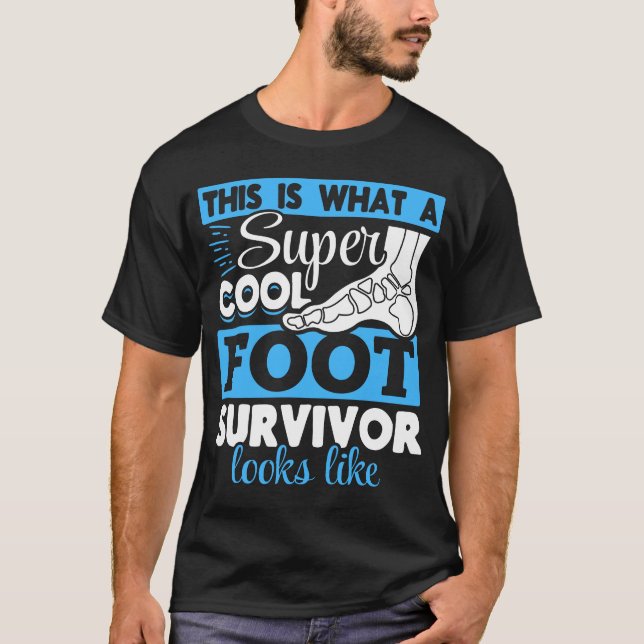 Broken Ankle Operation Foot Surgery T Shirt (Framsida)