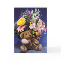 Broken Arm Nalle Card