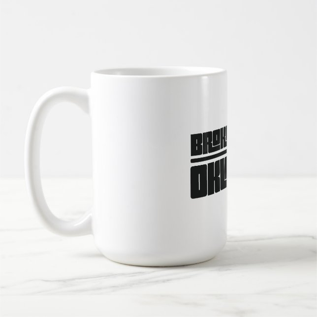 Broken Arrow - Oklahoma Kaffemugg (Vänster)