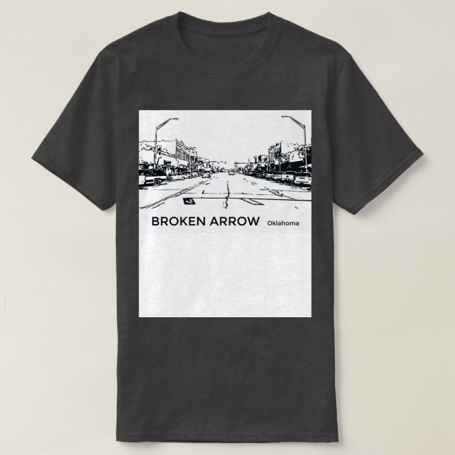Broken Arrow Oklahoma T Shirt (Design framsida)