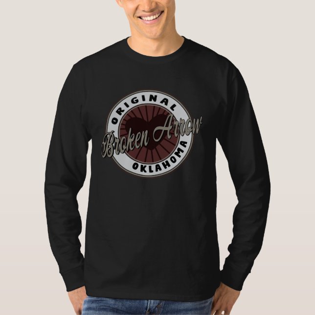 Broken Arrow Resminnen från Oklahoma T Shirt (Framsida)