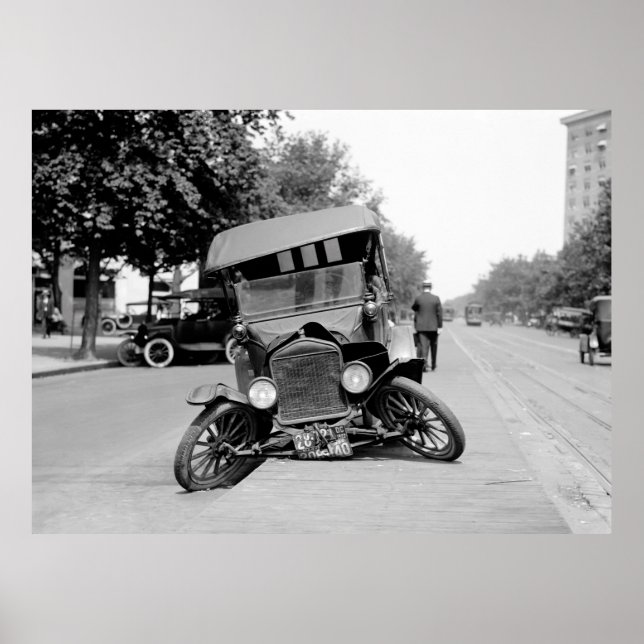 BROKEN AXLE 1922 POSTER (Framsidan)