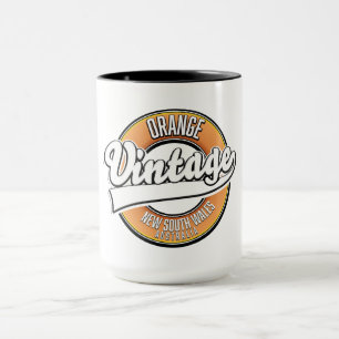 Broken Backe australia vintage stil logotyp. Mugg