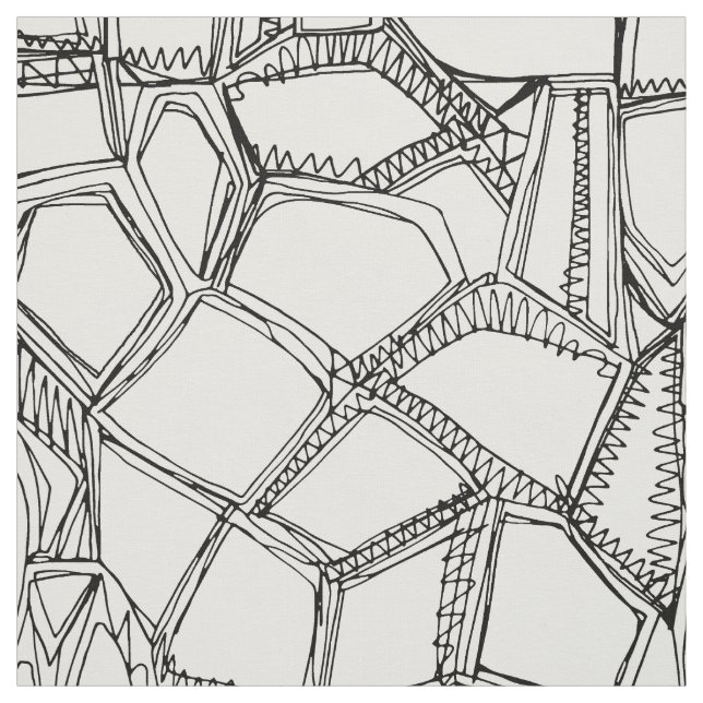 BROKEN benvit Tyg (Provkarta)