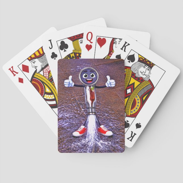 Broken Bidet Sprayer Classic Playing Cards Casinokort (Baksidan)