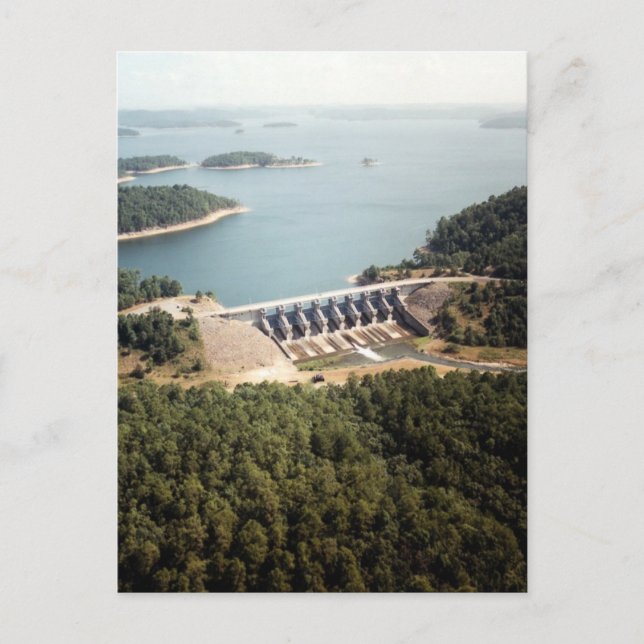 Broken Bow Dam Vykort (Framsida)