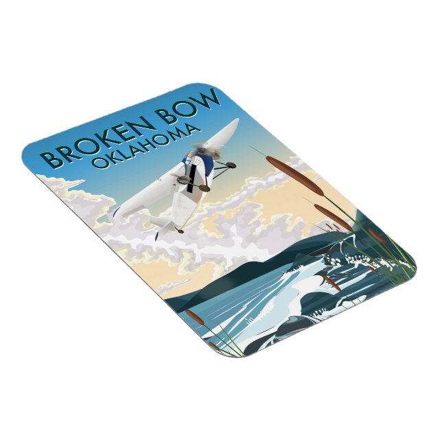 Broken Bow Oklahoma Magnet (Högersidan)
