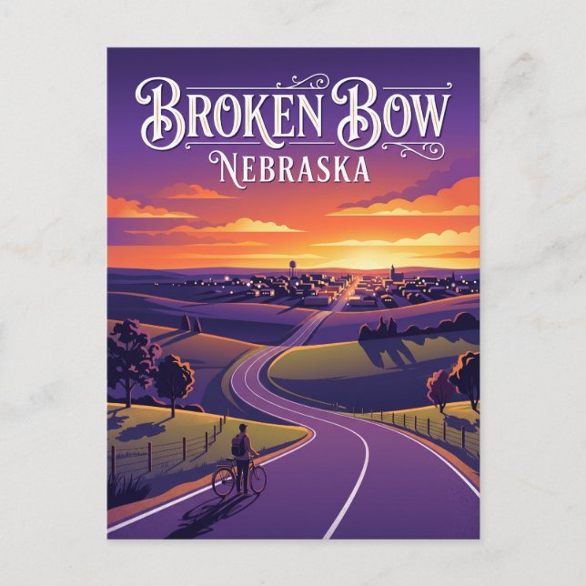 Broken Bow USA Vykort (Framsida)