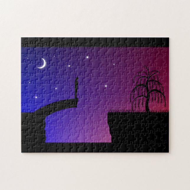 Broken Bridge Puzzle Pussel (Horisontell)