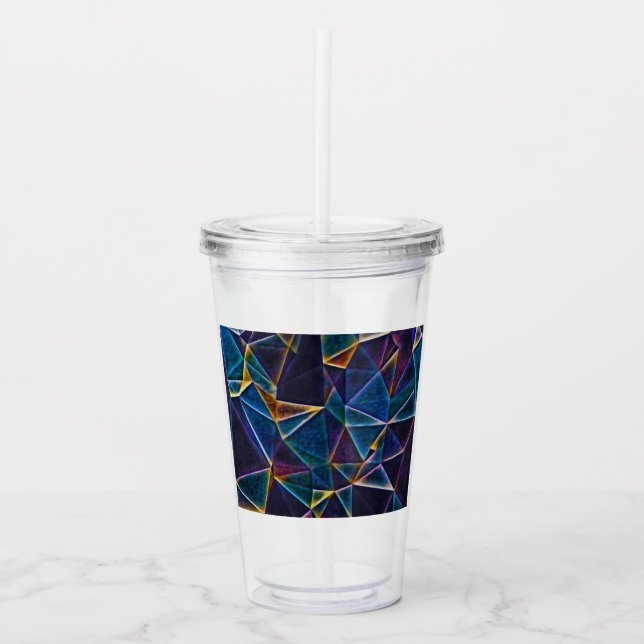 Broken Bubbles Acrylic Tumbler Take Away Mugg (Framsida)