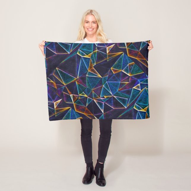 Broken Bubbles Fleece Blanket (På plats)