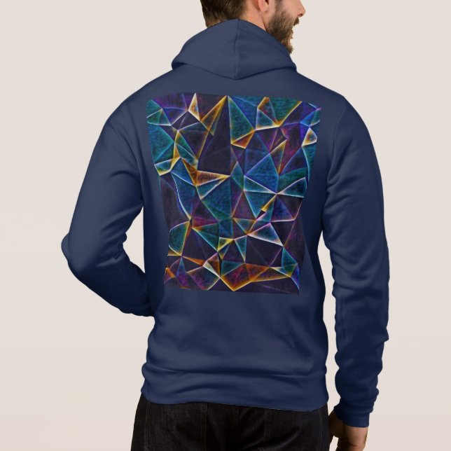 Broken Bubbles Hoodie T Shirt (Baksida)