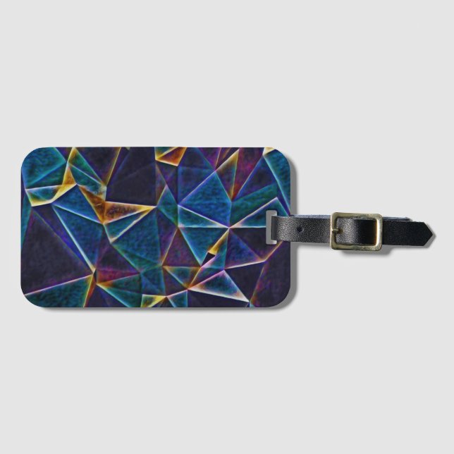 Broken Bubbles Luggage Tag Bagagebricka (Framsida horisontal)