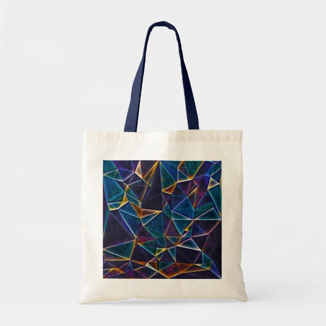 Broken Bubbles Tote Bag Tygkasse (Framsidan)