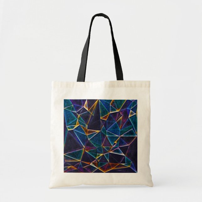 Broken Bubbles Tote Bag Tygkasse (Framsidan)