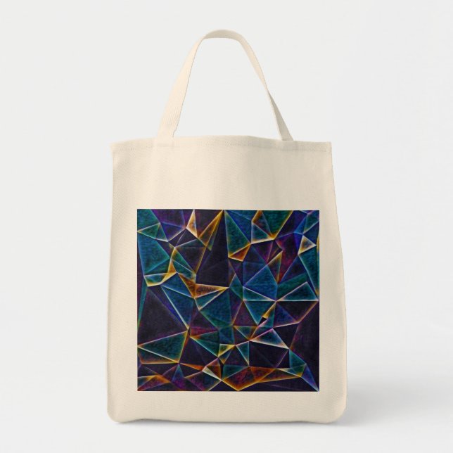 Broken Bubbles Tote Bag Tygkasse (Framsidan)