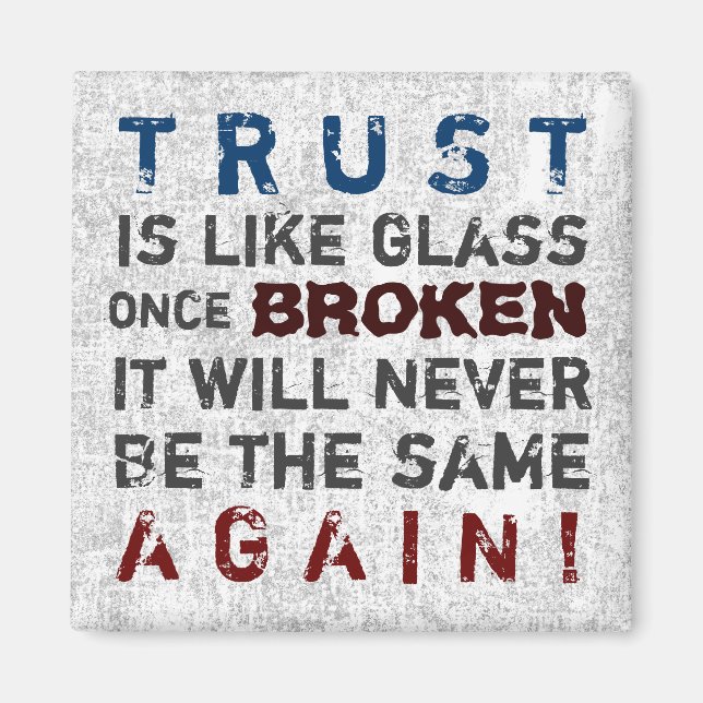 BROKEN GLASS ~ Magnet Truism (Framsidan)