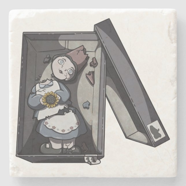 Broken Gnome Stenunderlägg (Framsidan)