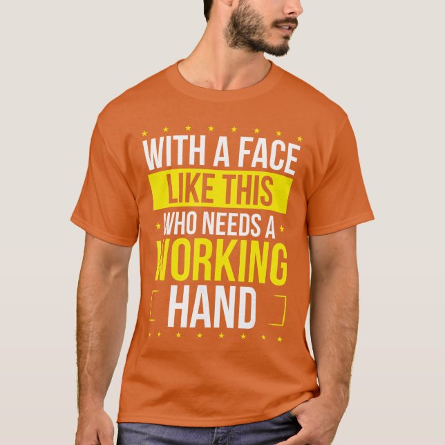 Broken Hand Survivor Funny Hand Broken Surgery Hum T Shirt (Framsida)