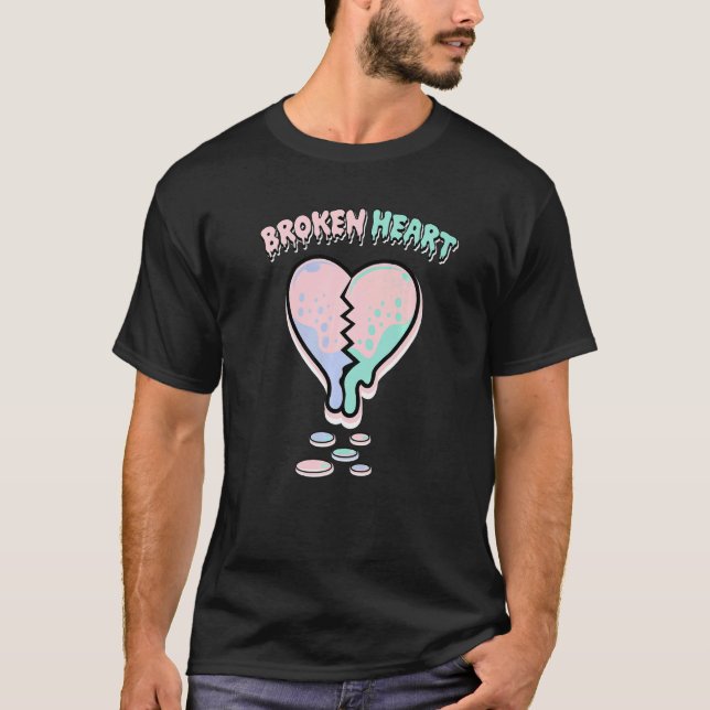 Broken Heart-droppning Påsk 5s Matching T Shirt (Framsida)