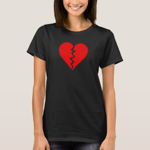 BROKEN HEART HEARTBREAK HEARTBROKEN BREAK T SHIRT