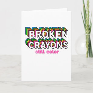 Broken Kritor still Färg Psykisk hälsa i Kort