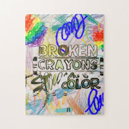 Broken Kritor still färg Puzzle Pussel