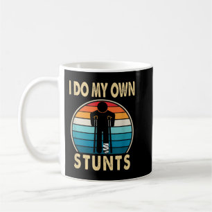 Broken Leg Injury Ankle Knee Funny Get well snart Kaffemugg