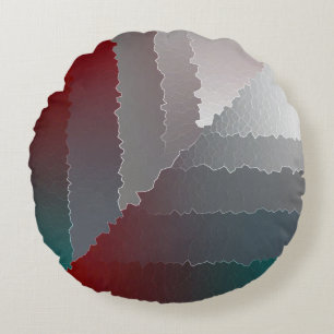 Broken mosaic rund kudde