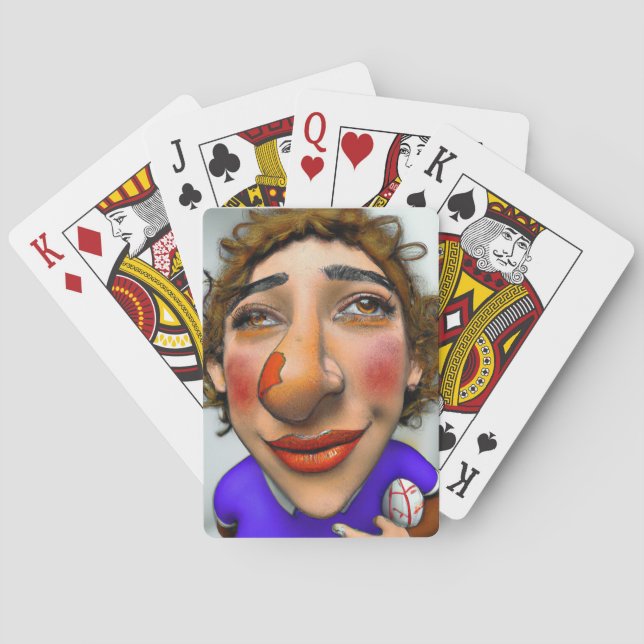 Broken Nose Rugby Player - Spelkort (Baksidan)