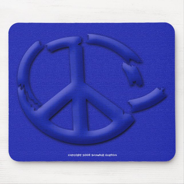 Broken Peace Mousepad Musmatta (Framsidan)